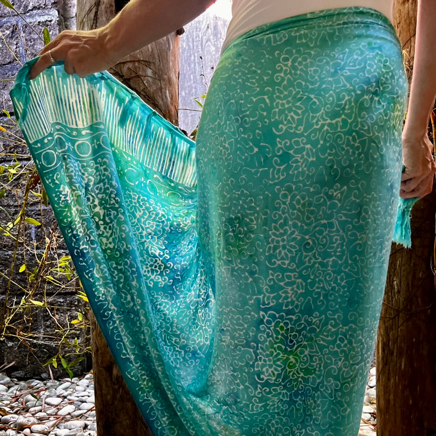 Free Spirit Aqua Beach Sarong