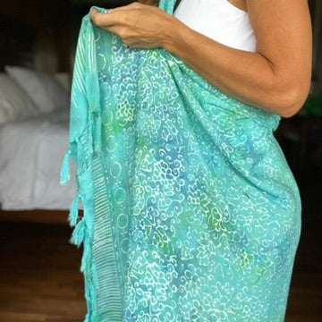 Free Spirit Aqua Beach Sarong
