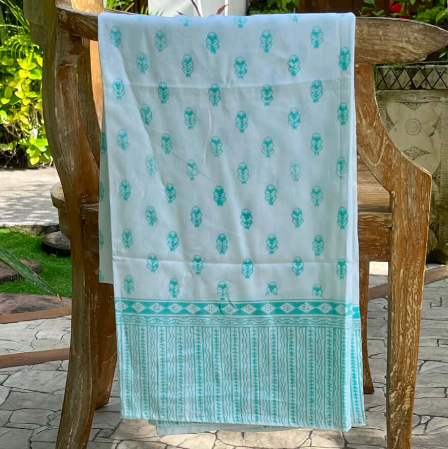 Firefly mint luxe worn as beach cover-up, flowing rayon fabric