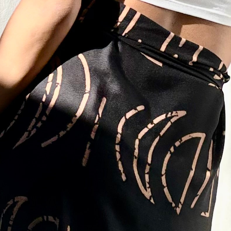 Mini Sarong | Espresso Black