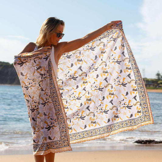 XL Palm Desert Cotton Sarong