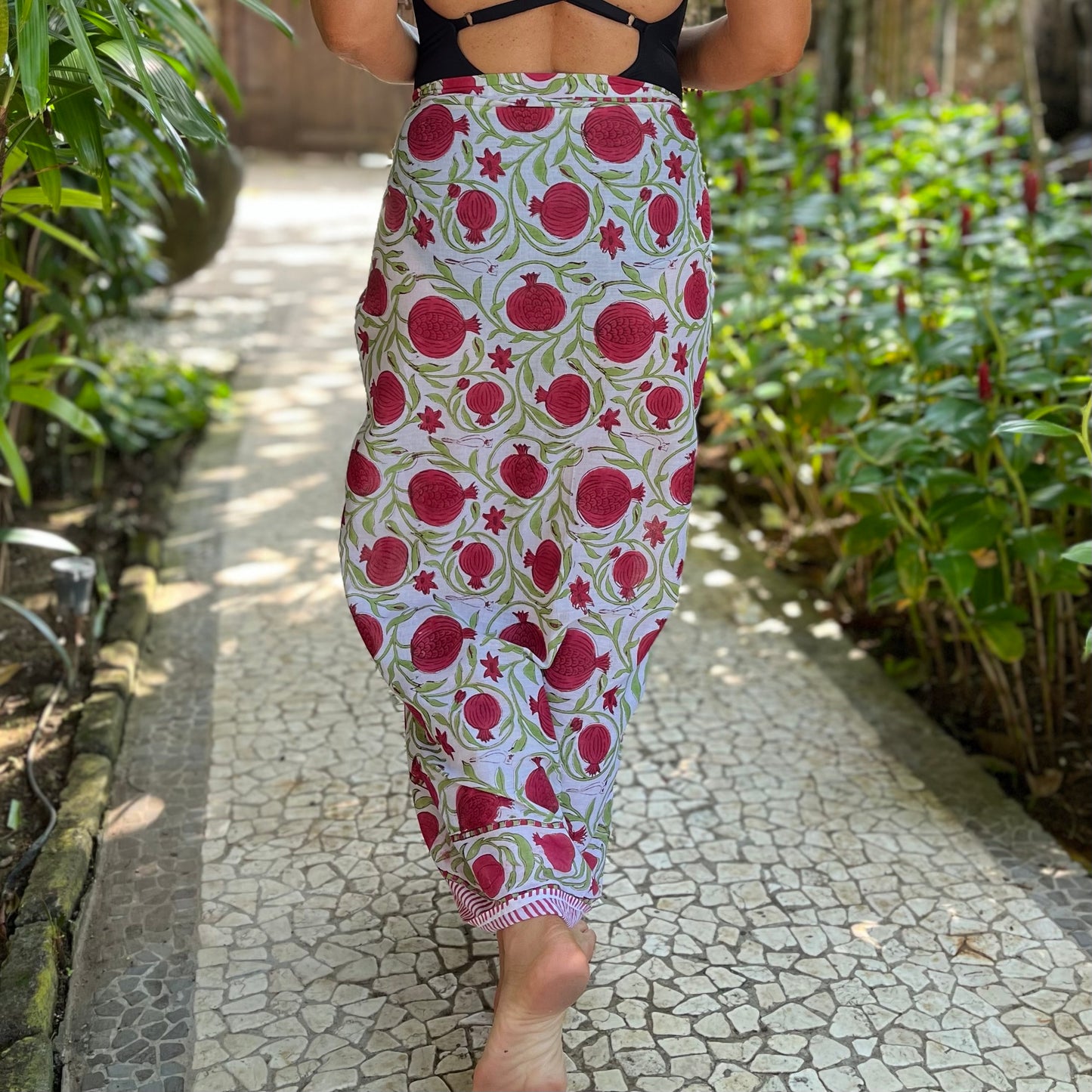 Pomegranate Cotton Sarong