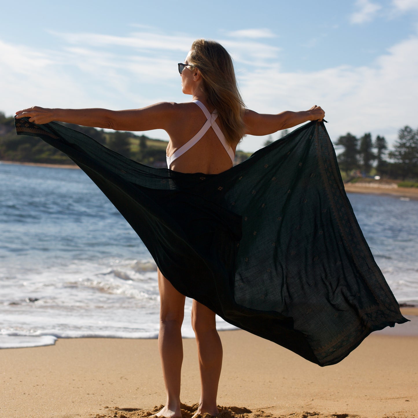 Retreat Luxe Sarong | Emerald