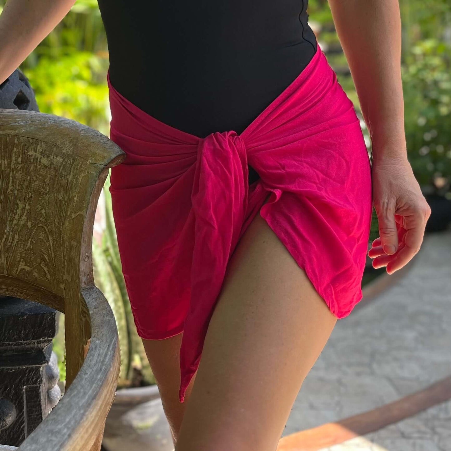 Mini Sarong | Hot Pink