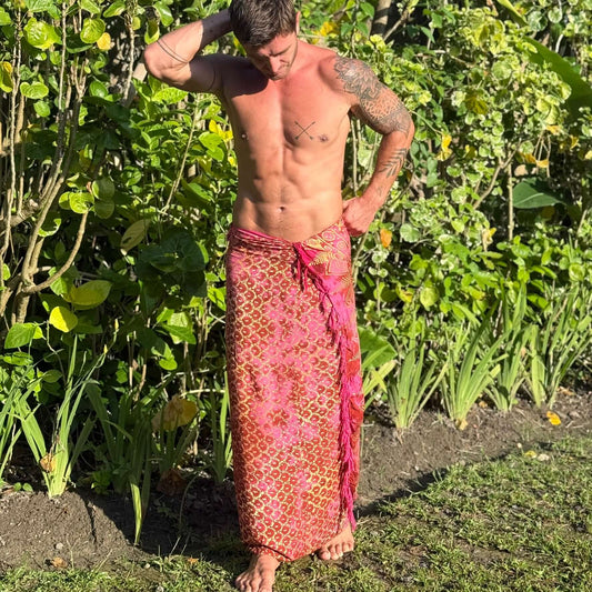 Vibrance Glow Mens Beach Sarong