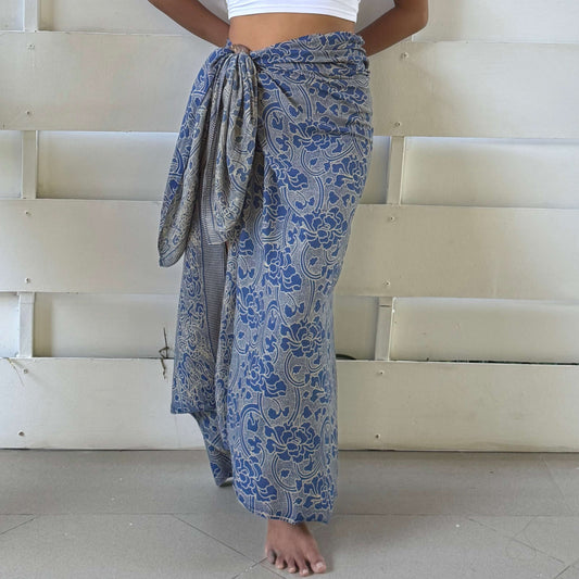 Driftwood Luxe Sarong full length from the front