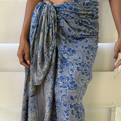 Driftwood Luxe Sarong wrap, side view
