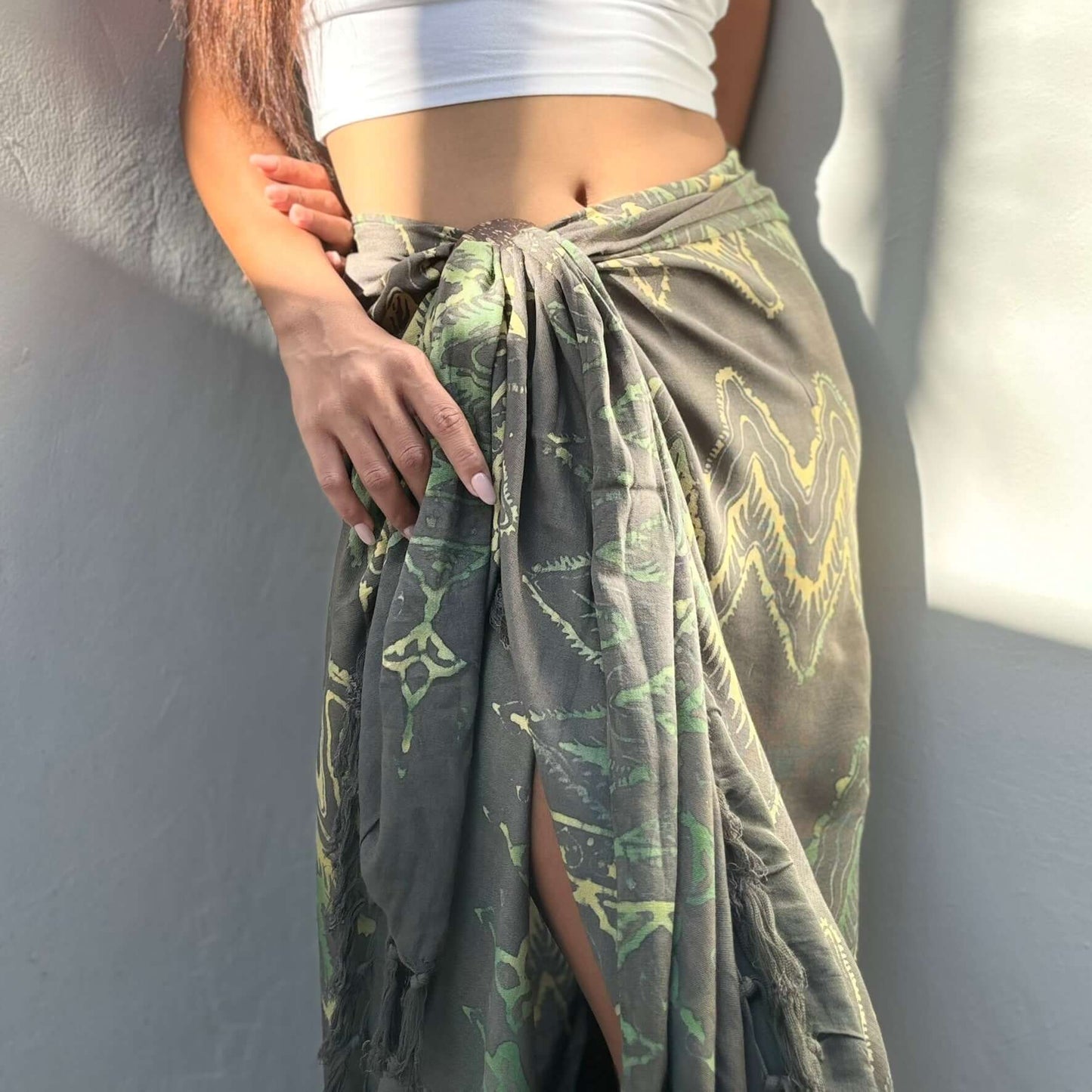 Toga Natural Beach Sarong fabric swatch