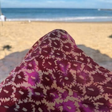 Vibrance Glow Beach Sarong sydney beach