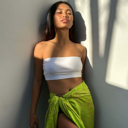 Vibrance Zest Beach Sarong bronzed goddess vibes