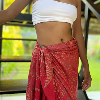 Watermelon Beach Sarong garden shot