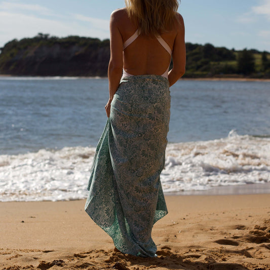 Adventure womens Luxe Sarong at collaroy beach