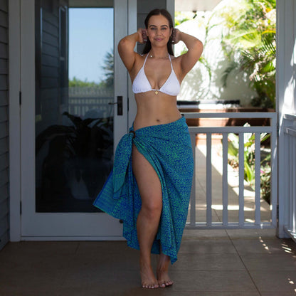 Civilisation luxe sarong sarong tied at hip, lightweight rayon by sarong hut