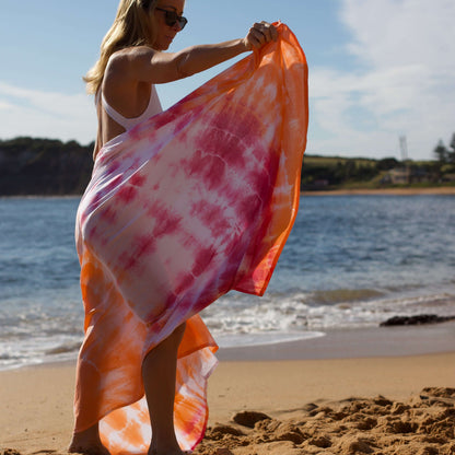 Happy Hippy Women's Cotton Beach Sarong Cover-Up