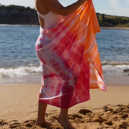 Happy Hippy Women's Cotton Beach Sarong Cover-Up