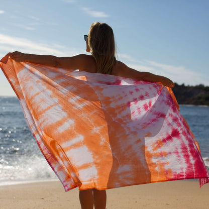 Happy Hippy Women's Cotton Beach Sarong Cover-Up