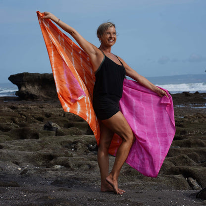 Happy Hippy Women's Cotton Beach Sarong Cover-Up