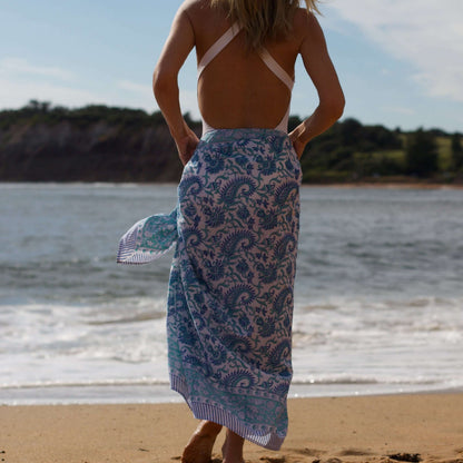 Kona Cotton Beach Sarong – Lightweight Wrap