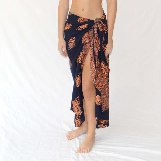 Manly luxe womens sarong sarong tied at hip, lightweight rayon by sarong hut