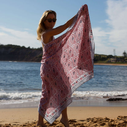Palm Springs Women’s Cotton Sarong – Wrap Skirt