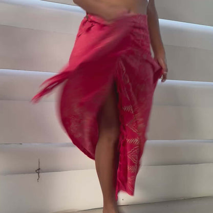 Watermelon Womens Beach Sarong video
