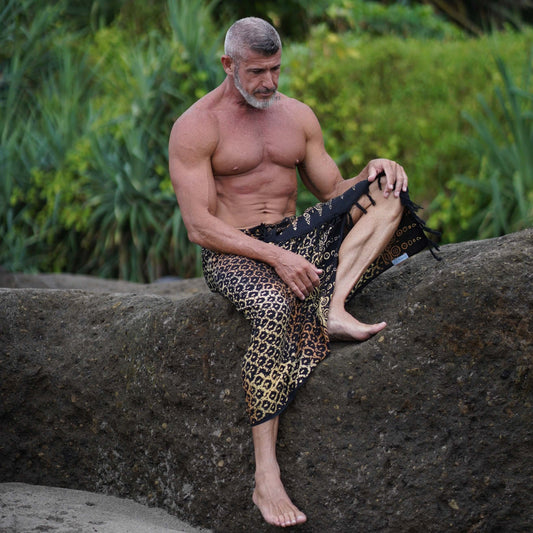 Close-up of suva sarong pattern, ideal for warm weather