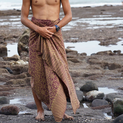 Traditional Men’s Luxe Sarong – Summer Wrap