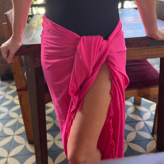 Bubblegum Beach Sarong front shot